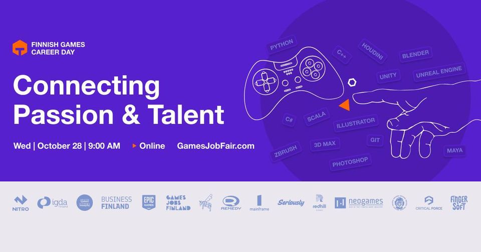 Finnish Games Career Day — интерактивная ярмарка вакансий